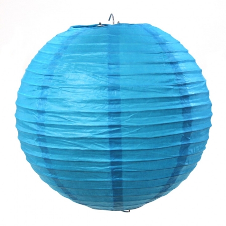403930 Paper Lanterns - Turquoise - 16 In.