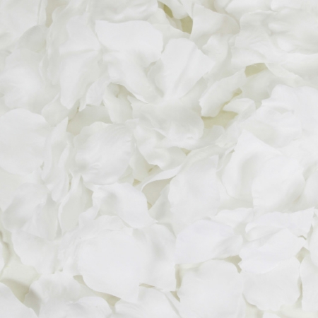 Koyal Wholesale 403661 Silk Rose Petals White