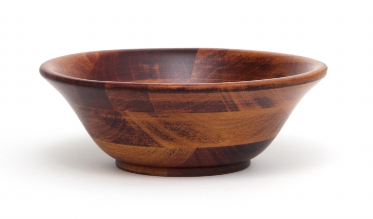 Lipper International 264 Cherry Finish Flared & Footed Bowl 14 In.