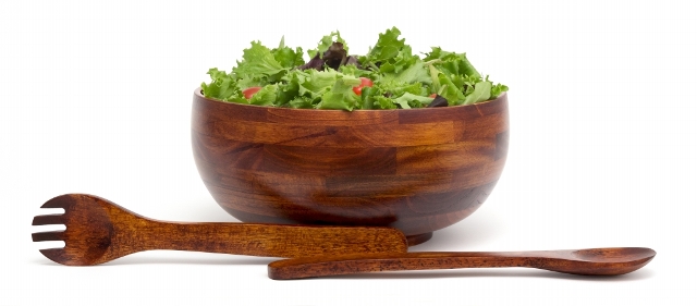 Lipper International 224-3 Cherry Finish 3 Pieces Rice Bowl Set With 13 In. Servers