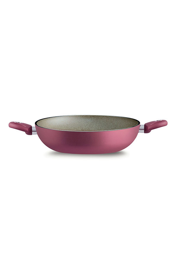 Lancaster Commercial Products 07pen5209 Uniqum Rubino Round Skillet With 2 Handles  11 In.