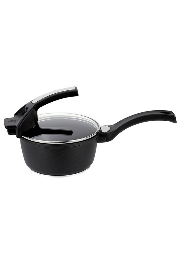 Lancaster Commercial Products 07pen8104 Suprema 1 Handles Sauce Pan With Lid - 6.5 In.