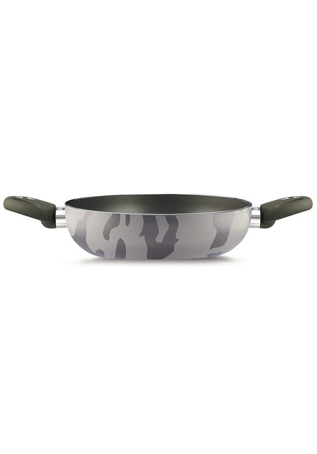 Lancaster Commercial Products Camouflage Round Skillet 11 In. With 2 Handles