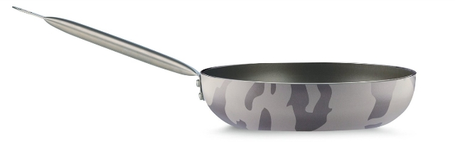 Lancaster Commercial Products 07pen8324 Camouflage Bio-ceramix Nonstick Jumbo Professional Fry Pan With Stainless Steel Handle, 12.5 In.