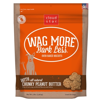 Cw72502 Oven Baked Treats With Peanut Butter - 3 Lbs.
