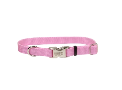 Co61643 Titan Buckle Adjustable Nylon Collar - Bright Pink