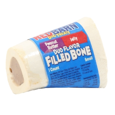 Rn41310 Duo Flavor Filled Bone Dog Treat Small Peanut Butter & Jelly