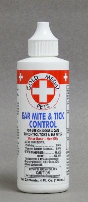 Cl42404 Remedy & Recovery Gold Medal Ear Mite Tick Control - 4 Oz.