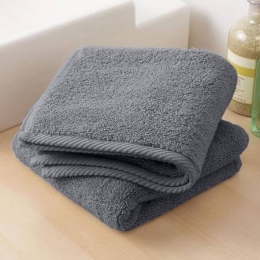 Caro Home International 10102hak65 Microcotton Luxury Hand Towel - Steel Grey