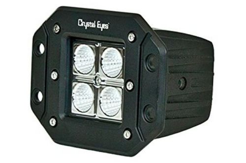 W1004s12-60 Universal 5 In. Square Visor Cree 4-led 60-degree Spot Light