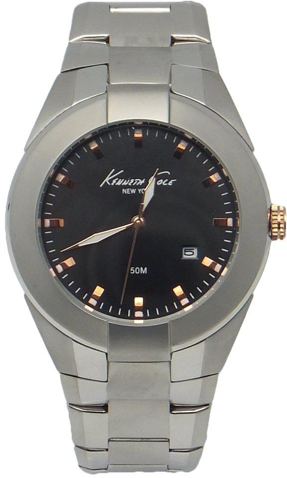 Kc9131 Kenneth Cole New York Stainless Steel Watch Black Dial
