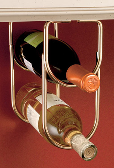 Rs3250cr Rev-a-shelf Double Wine Bottle Rack, Chrome - 9 In.