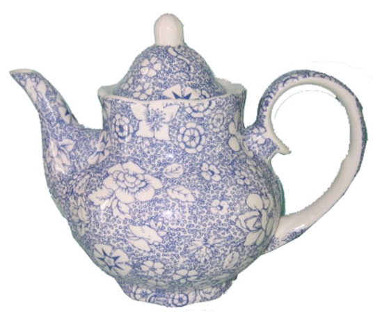 Home Essentials & Beyond 9803 9 In. Dynasty Teapot, Blue