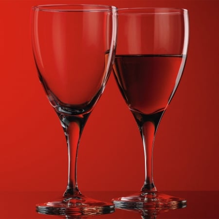 UPC 786460028654 product image for Home Essentials & Beyond 2865 13 oz. Red Series Red Wine Goblet Set of 4 | upcitemdb.com