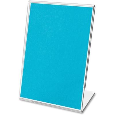 DEF20006 Clips Grips Tags Mini Tabletop Sign Holder Clear - 3 x 4 in. DEF20006 Clips Grips Tags Mini Tabletop Sign Holder Clear - 3 x 4 in.
