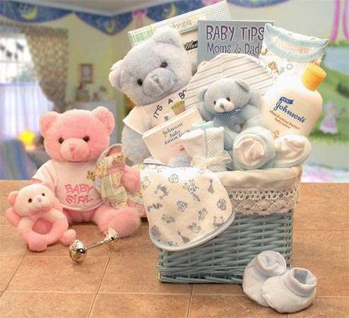890172-p Sweet Baby Of Mine New Baby Basket - Pink