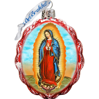 Gdebrekht 772020 Lady Of Guadalupe Glass Ornament