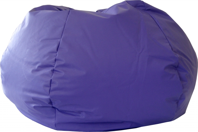 Hudson Industries 30008446817 Leather Look Vinyl Bean Bag - Purple