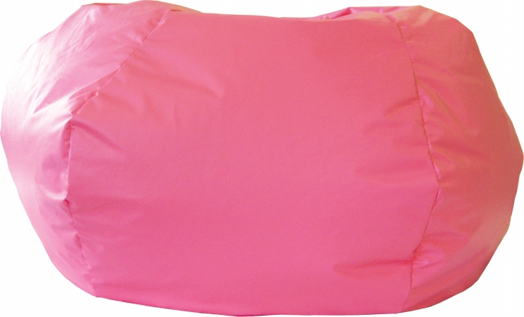 Hudson Industries 30014046822 Hot Pink Leather Look Vinyl Bean Bag, Xxl