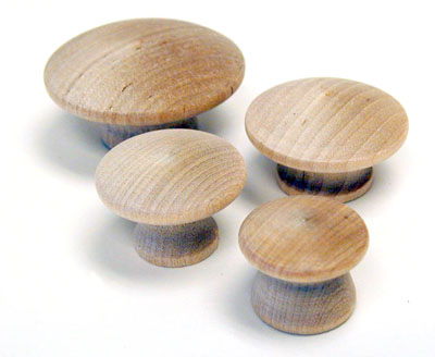 A00814 Wd Amerock Woods 2 In. Cabinet Knob, Unfinished Birch