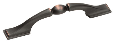 A01302 Orb Amerock Brass And Sterling Traditions 3 In. Pull, Oil Rubbed Bronze