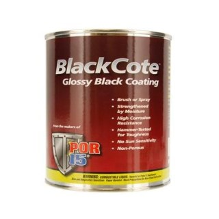 Por-45808 Top Coat Gloss Black Pint