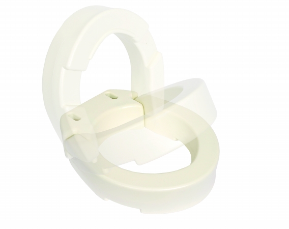 Essential Medical Supply Hinged Toilet Riser, Elongated
