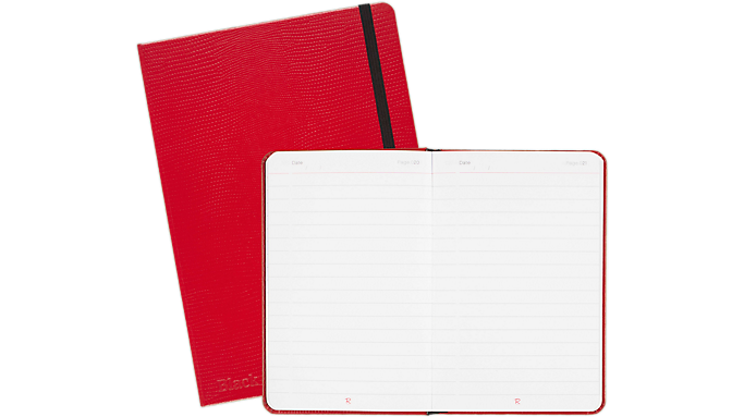 UPC 870875650033 product image for Mead Products Jdk400065003 Black & Red Ruled Notebook - 8.25 X 11.75 In. | upcitemdb.com