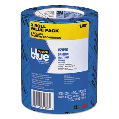 /commercial Tape Div. Mmm209048evp 2 In. Painters Masking Tape, Blue