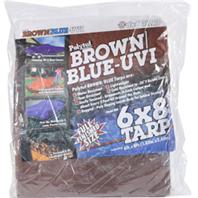 -brb6x8-p Brown & Blue Tarps Blue & Brown