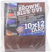 -brb10x12-p Brown & Blue Tarps Blue & Brown