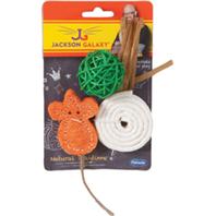 -31105 Jackson Galaxy Natural Playtime Cat Toy Silver