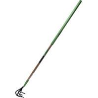 Floral 7-tine Welded Level Rake With Cushion Handle Pink