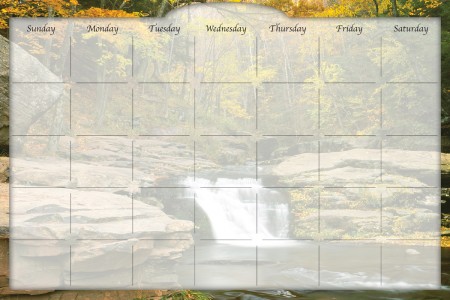 Biggies DC-RRF-36 Dry Erase Stickie Monthly Calendar - River Falls Biggies DC-RRF-36 Dry Erase Stickie Monthly Calendar - River Falls