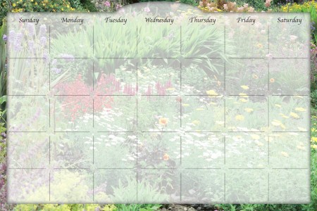 Biggies DC-FRG-48 Dry Erase Stickie Monthly Calendar - Flower Garden Biggies DC-FRG-48 Dry Erase Stickie Monthly Calendar - Flower Garden