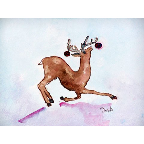 Dm306g Dancing Deer 30 X 50 Door Mat