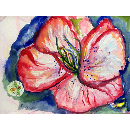 Dm422 Hibiscus Doormat 18 X 26