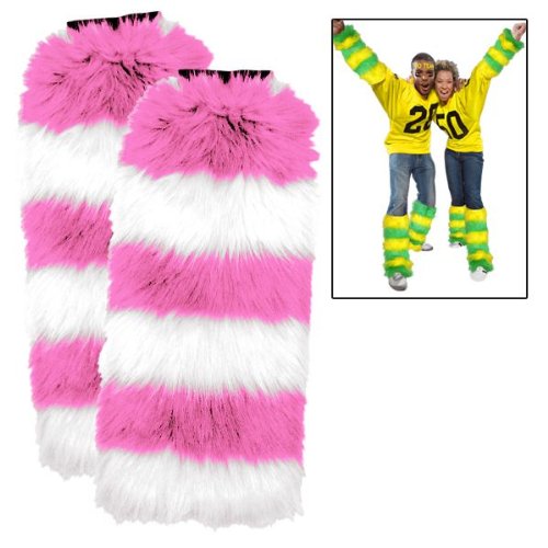 Leg Warmers 2 Pack Pink/white