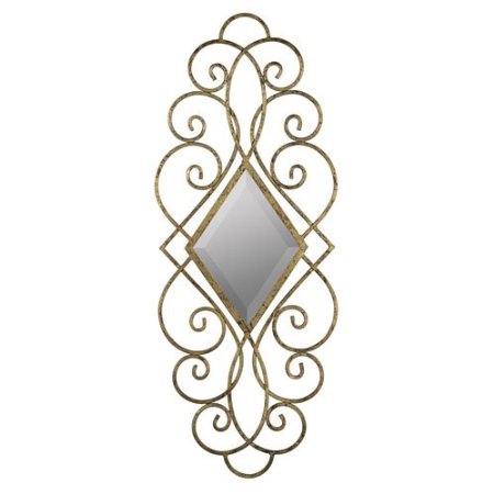 40899 Sisbee Mirror In Aged Gold Finish