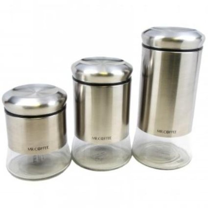 92012.03 Silver Canister Set, 3 Pc.