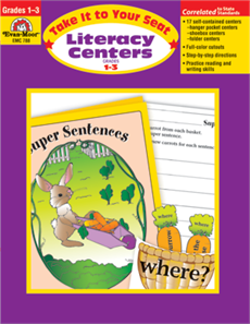 788 Literacy Centers, Take It To Your Seat, Grades 1 - 3