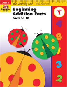 6928 Learning Line - Beginning Addition-facts To 10