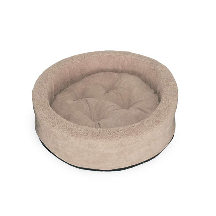 Furhaven 14108423 Snuggle Terry & Suede Cup - Clay