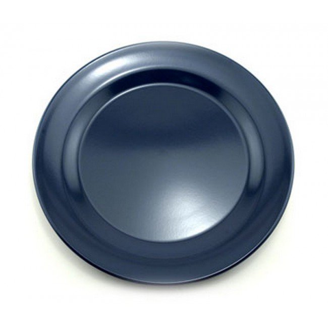 J 1327 12 In. Melamine Non Skid Platter, Blue
