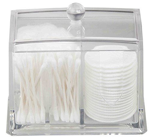 Mh41091 Cotton Swab & Cleaning Pad Holder & Organizer, Square