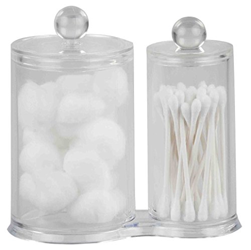 Mh41097 Cotton Swab & Cleaning Pad Holder & Organizer, Double