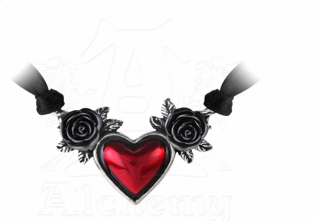 P746 Blood Heart Necklace