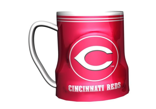 UPC 846757101542 product image for Cincinnati Reds Coffee Mug - 18oz Game Time | upcitemdb.com