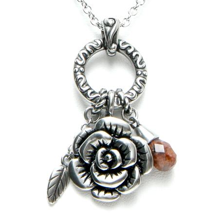 A067 The Charmed Rose Necklace