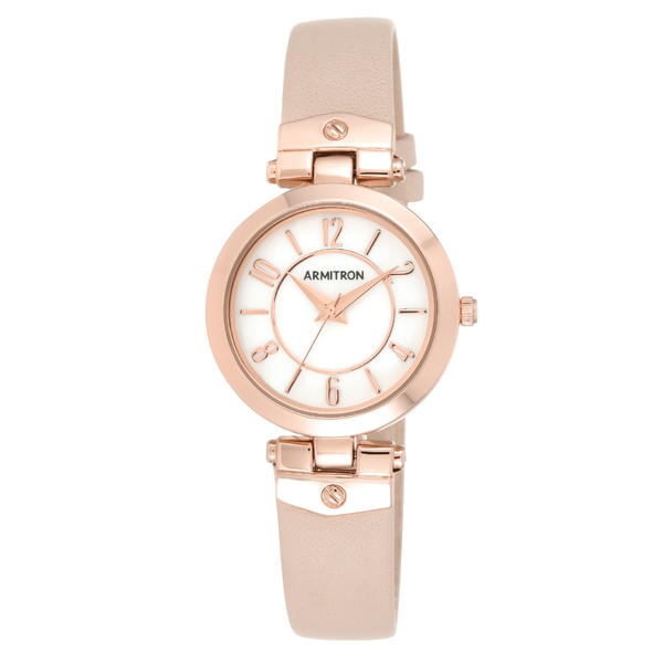 E. Gluck Castle Bs-75-5338mprgbh Mother Of Pearl Dial Ladies Watch